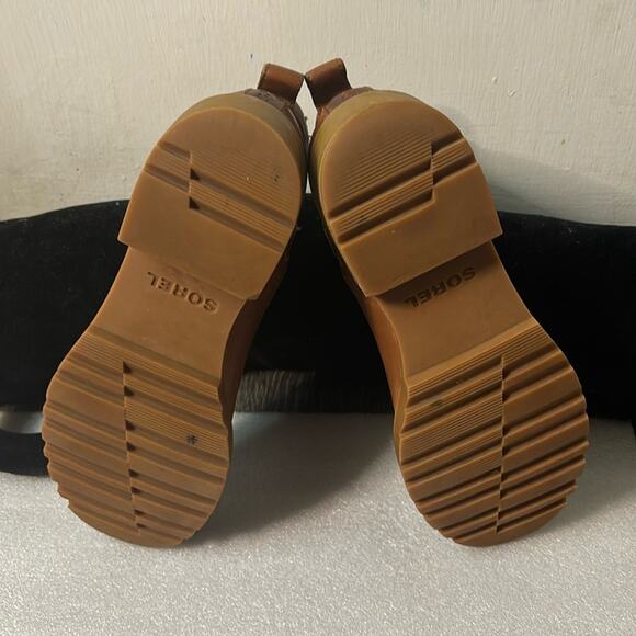 Emelie II Chelsea Sorel Boots 7.5 Brown Waterproof Gorpcore Shootie Casual Boho - Picture 7 of 12